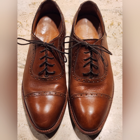 Beckett Simonon Chestnut Leather Oxfords main image 7